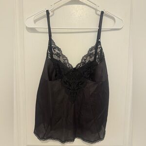 Vintage Black Lace Top